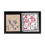 Bezirk 16 nr. 030i Erfurt 1 ** 12 Pf. violett  Gruppe 8     geprüft