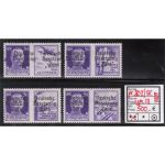 Zara, Mi.-Nr. 20 I-IV ** geprüft/Befund   TYPE III  Michel 1600,00