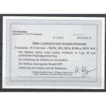Zara, Mi.-Nr. 20 I-IV ** geprüft/Befund   TYPE III  Michel 1600,00