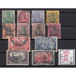 DAP Türkei 1900, Mich.-Nr.: 12-23 gestempelt  geprüft
