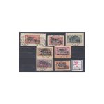 Memel 1921 Mi. Nr. 40-46 gestempelt geprüft/Befund