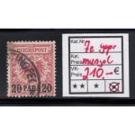DAP Türkei 1889, Mich.-Nr.: 7 e gestempelt  geprüft  Befund  mangel