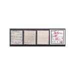 Ober. Ost 1916, Mi.-Nr. 5 a+b+c  gestempelt geprüft/Befund