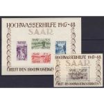 Saarland 1948 Mi. Nr. Block 1+2 **