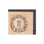 DR 1872, Mich.-Nr.: 18  geprüft/Befund  tt-Stpl  STEINBACH