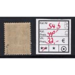 Memel 1922 Mi. Nr. 54 b ** geprüft