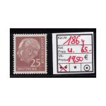 Bund 1960, Mich.-Nr.:R 186 y **  unger. nummer
