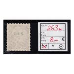 Bund 1957, Mich.-Nr.:R 263 xw **   (glatter gummi)