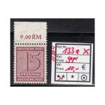 SBZ  1945 Mi.-Nr.:133 X a  **  geprüft