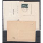 Saarland 1951 Mi. Nr. 306-08 Gestempelt auf Karte FDC