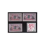 Memel 1923 Mi. Nr. 164-66 I **/* geprüft   Michel 240,00