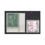 Bund 1955, Mich.-Nr.: 217 ** FN 1 Eckrand