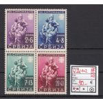 Serbien 1942, Mi.-Nr. 82-85 **  W Zd 1+2