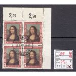 Bund 1952, Mich.-Nr.: 148 Eckrand 4-er. LUXUS Gestempelt  Marne Hostein