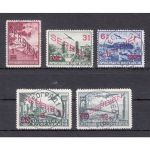 Serbien 1941, Mi.-Nr. 26-30 gestempelt  Stempelt Falsch