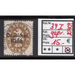 DR Dienst 1920, Mich.-Nr.:D 39 I gestempelt  geprüft