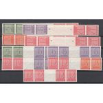 SBZ  1945 Mi.-Nr.:116-19 X (W Zd 3-7 + S Zd 1-4) **