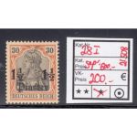 DAP Türkei 1905, Mich.-Nr.: 28 I * geprüft/Attest  Plattenfehler Michel ,00