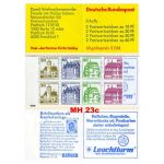 Bund 1980, Mich.-Nr.: MH 23 c  mZ ** (Zählbalken)