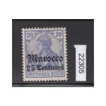 DAP Marokko 1906, Mich.-Nr.: 37 c * geprüft