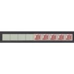 Bund 1964, Mich.-Nr.:R 456 ** RE 5+4  Rollenendstreifen