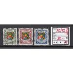 Liechtenstein 1927 : Mi.-Nr.:75-77 gestempelt