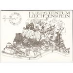 Liechtenstein 1973 : Mi.-Nr.:Landschaften Liechtensteins gestempelt