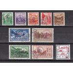 Liechtenstein 1934 : Mi.-Nr.:Dienst 11-19 gestempelt