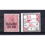 Ober. Ost 1916, Mi.-Nr. 5 b  ** geprüft/Befund