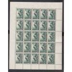Serbien 1942, Mi.-Nr. 58-61 **/*  Bogen
