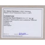 DR Dienst 1920, Mich.-Nr.:D 41 P R R III ** Leerfeld  geprüft  Befund