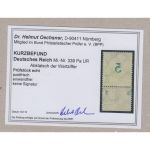 DR 1923, Mich.-Nr.: 339 Pa UR ** Abklatsch  geprüft/Befund