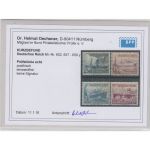 DR 1937, Mich.-Nr.: 652, 657 - 659 y ** geprüft/Befund