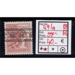 Bizone 1948  Mi. Nr. 49 I a ** geprüft