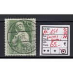 Bund 1952, Mich.-Nr.: 151 LUXUS Gest.+gummi  geprüft  Berlin Charlottenburg