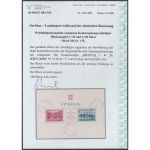 Serbien 1942, Mi.-Nr. Block 1 gestempelt geprüft/Attest  Ersttag   lesen