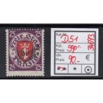 Danzig Dienst 1924 Mi.Nr. D 51 ** geprüft  Befund