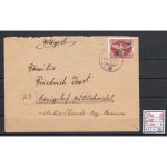 Feldpost, Mi.-Nr.10 Bd  gestempelt Brief geprüft   mängel
