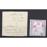 Bezirk 2* (kl. 20) nr. 3 d  Köthen gestempelt Sonderstempel 24 Pf.   geprüft