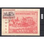 Saarland 1950 Mi. Nr. 291 Gestempelt auf Karte Ersttag  23.4.1950