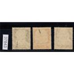 DR 1935, Mich.-Nr.: 573-75 LUXUS  gestempelt + Gummi