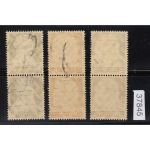 DR 1935, Mich.-Nr.: 573-75 LUXUS  gestempelt + Gummi   Paar