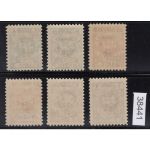 Memel 1923 Mi. Nr. 135-40 **