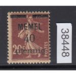 Memel 1920 Mi. Nr. 22 a **    geprüft