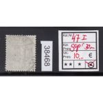 Memel 1921 Mi. Nr. 47 I  gestempelt   geprüft