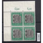 Bund 1949, Mich.-Nr.: 113 ** Eckrand 4er