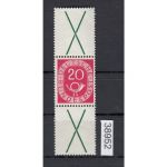 Bund 1951, Mich.-Nr.:  S 8 I **   Plattenfehler I