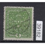 Österreich 1917, Mich.-Nr.: 206 II gestempelt  geprüft  Mi. 80,00