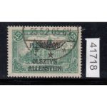 Abstimmung. Allenstein 1920, Mi.-Nr. 11 b gestempelt  geprüft