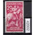 Alliierte Franz. Zone Rheinland Pfalz Mi. Nr. 30 gestempelt geprüft